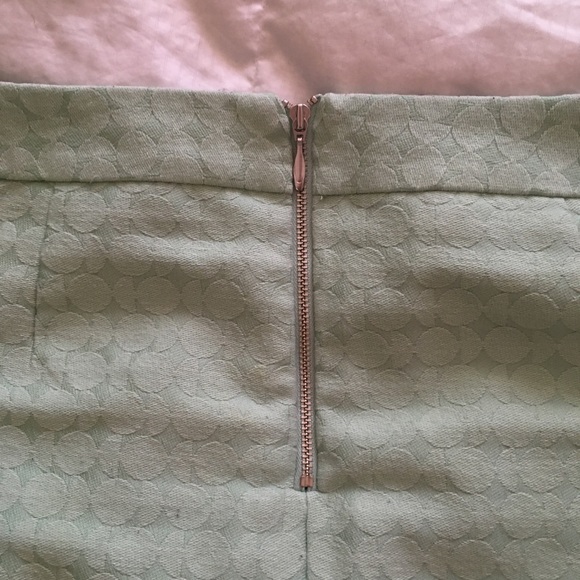 Mint green mini skirt - Picture 4 of 4